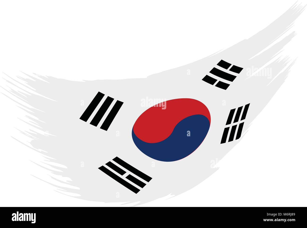 South Korean flag, vector illustration Stock Vector Image & Art - Alamy