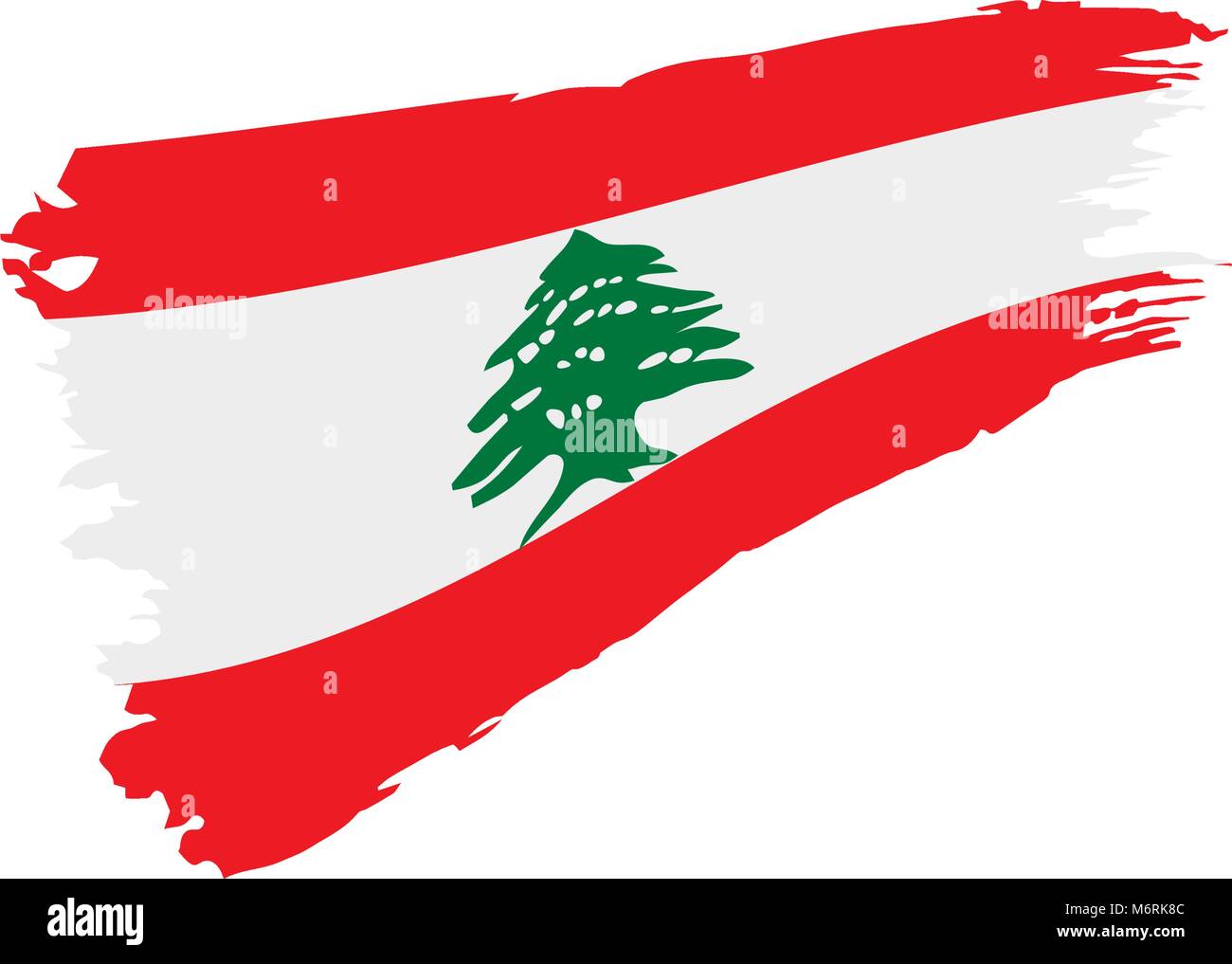 Lebanese flag, vector illustration Stock Vector Image &amp; Art - Alamy