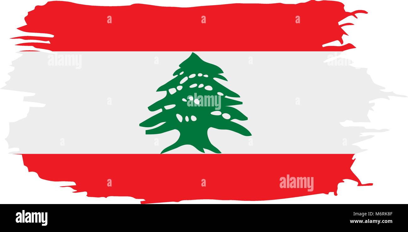 Lebanese flag, vector illustration Stock Vector Image & Art Alamy