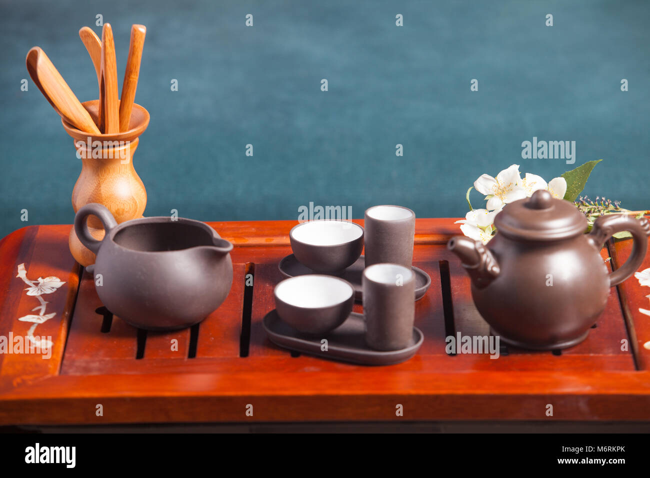 Chinese tea ceremony Stock Photo Alamy