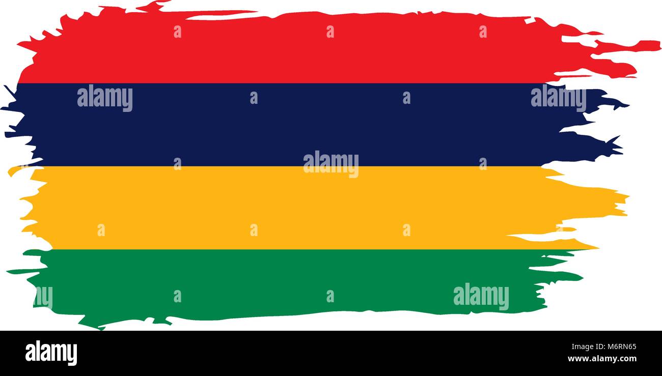 Mauritius flag, vector illustration Stock Vector Image & Art - Alamy