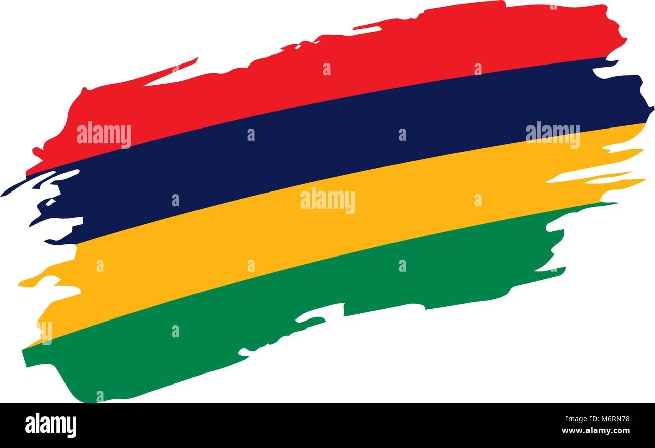 Mauritius flag, vector illustration Stock Vector Image & Art - Alamy