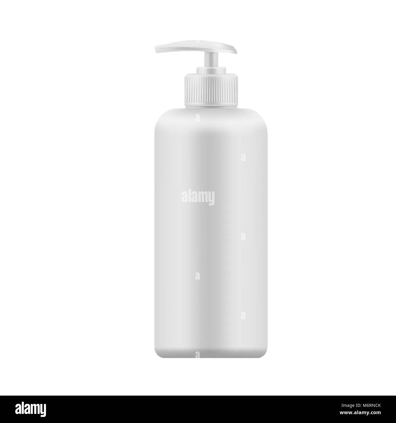 Vector realistic blank template of plastic bottle with dispenser Stock ...