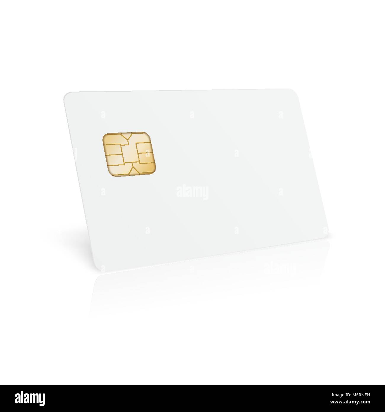 White realistic bank card blank. Vector Mock up for your de Stock Vector Image & Art Alamy