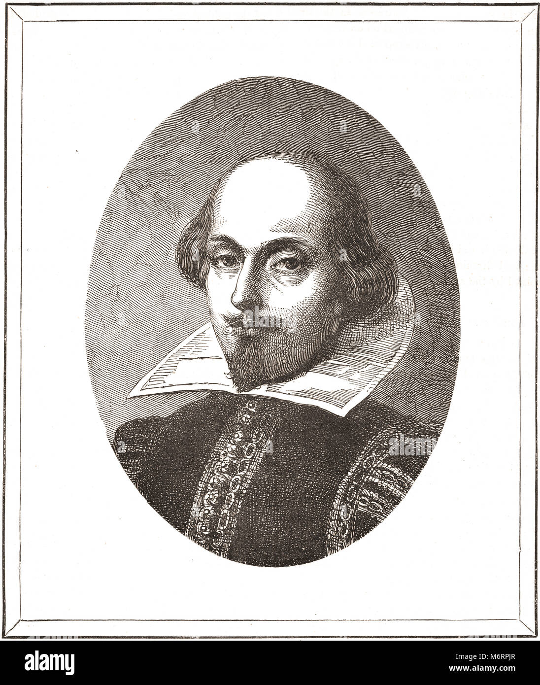 William Shakespeare, The Bard of Avon, 1564-1616 Stock Photo