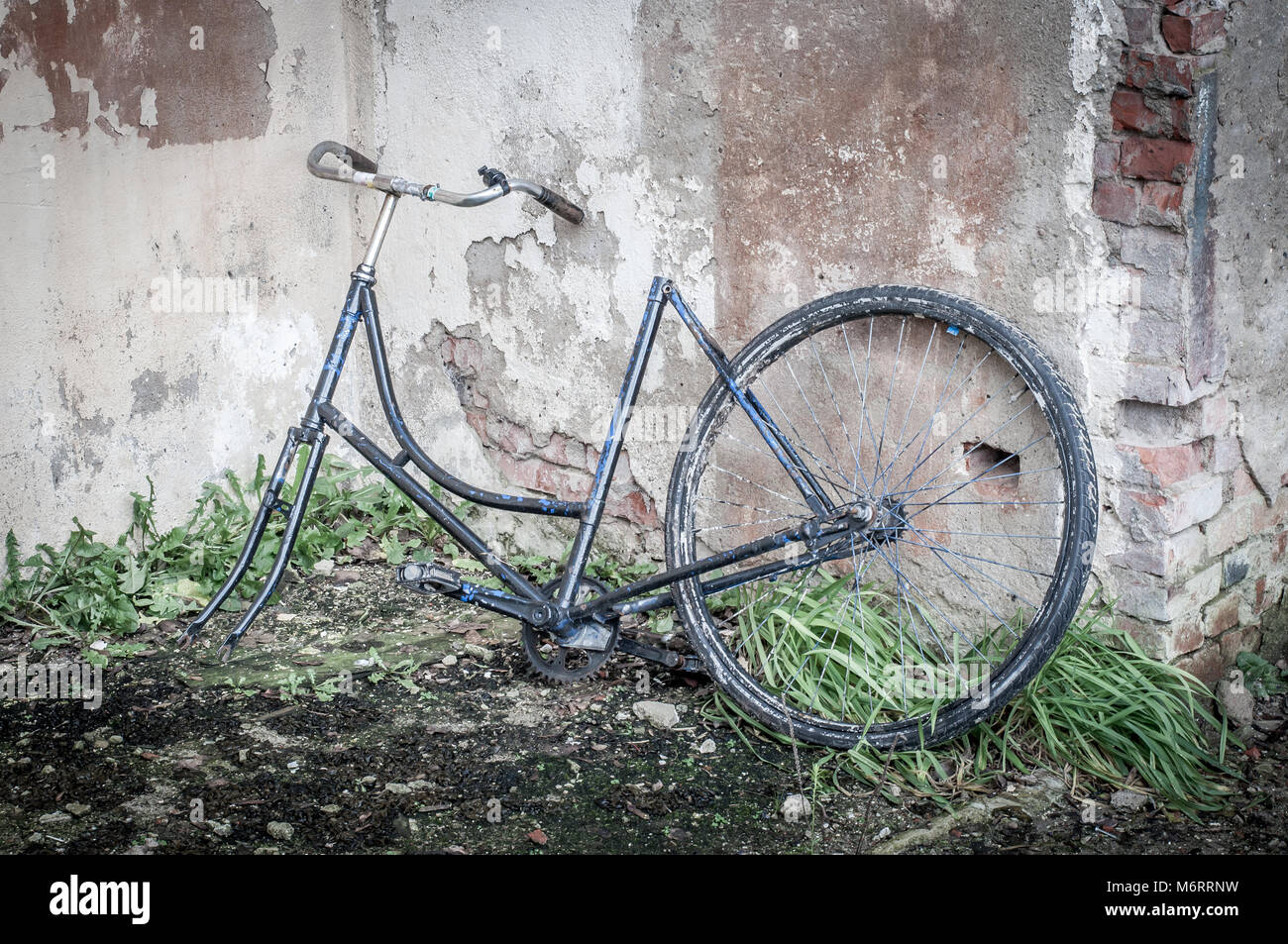 old broken bike