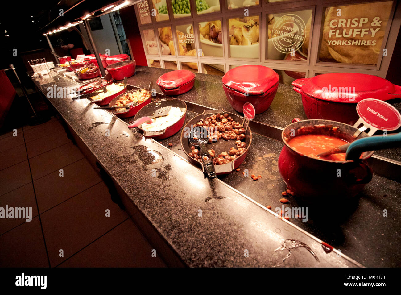 toby buffet carvery all you can eat breakfast in the uk Stock Photo