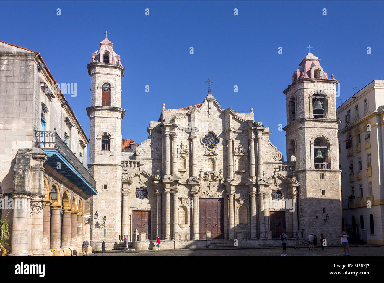 La Catedral de la Virgen María de la Concepción Inmaculada de La Habana - exterior Stock Photo
