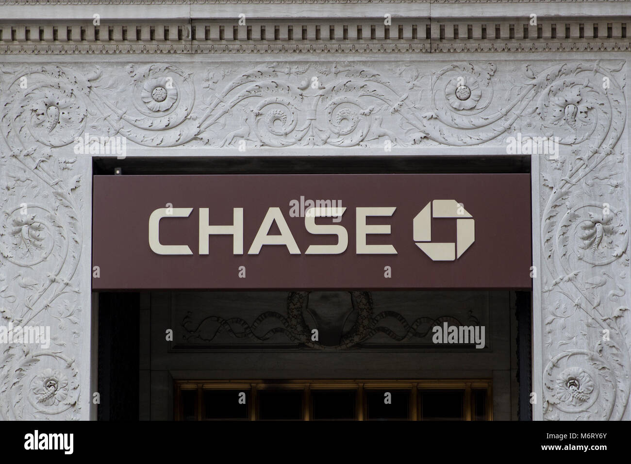 NEW YORK, USA AUGUST 27, 2017 Chase bank in New York. It is national