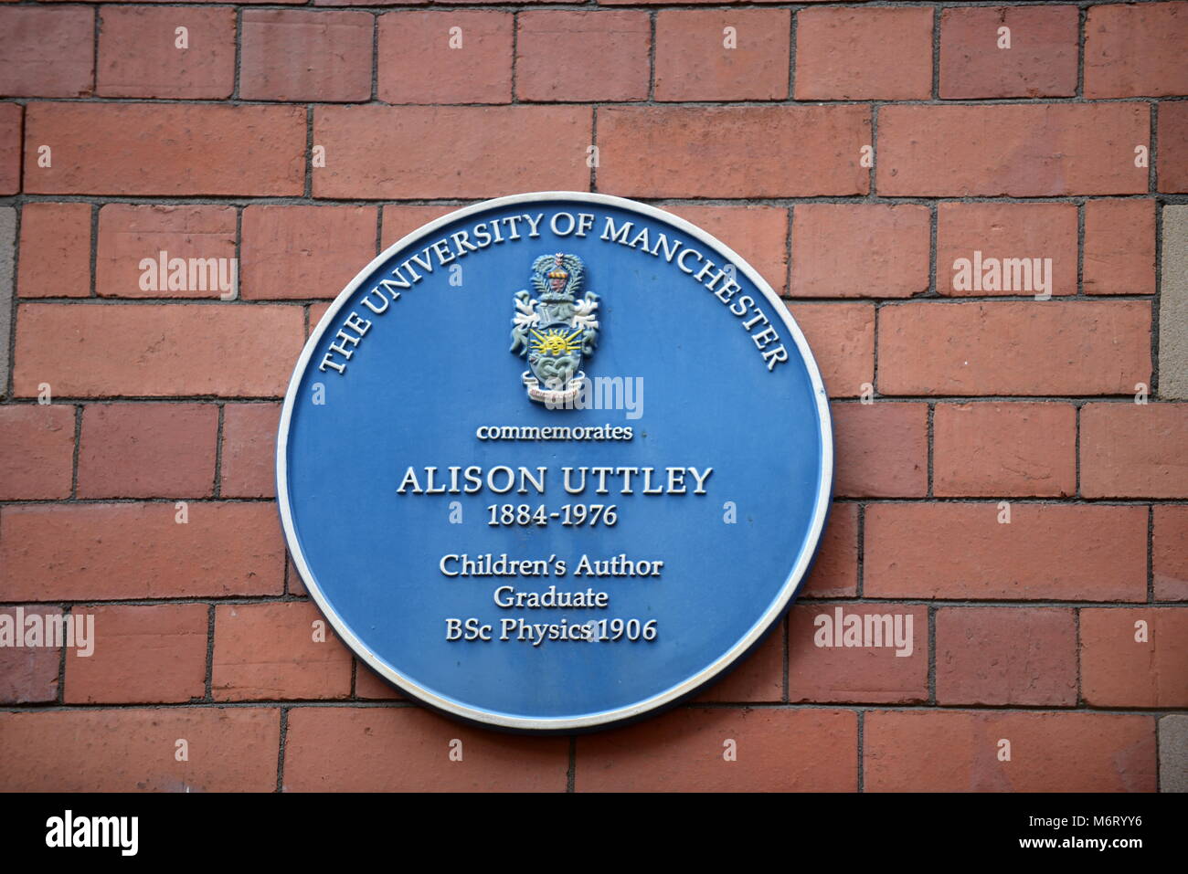 Alison Uttley commemorative plaque Stock Photo