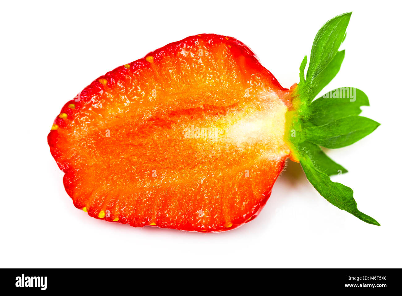 A set of fresh strawberry isolated on white background Stock Photo - Alamy