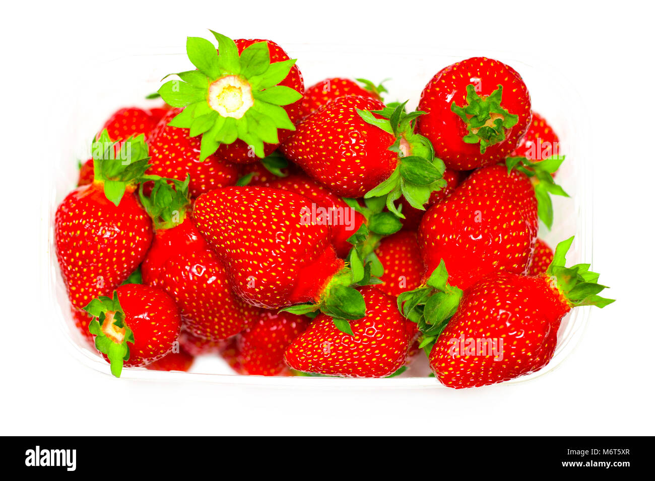 A set of fresh strawberry isolated on white background Stock Photo - Alamy