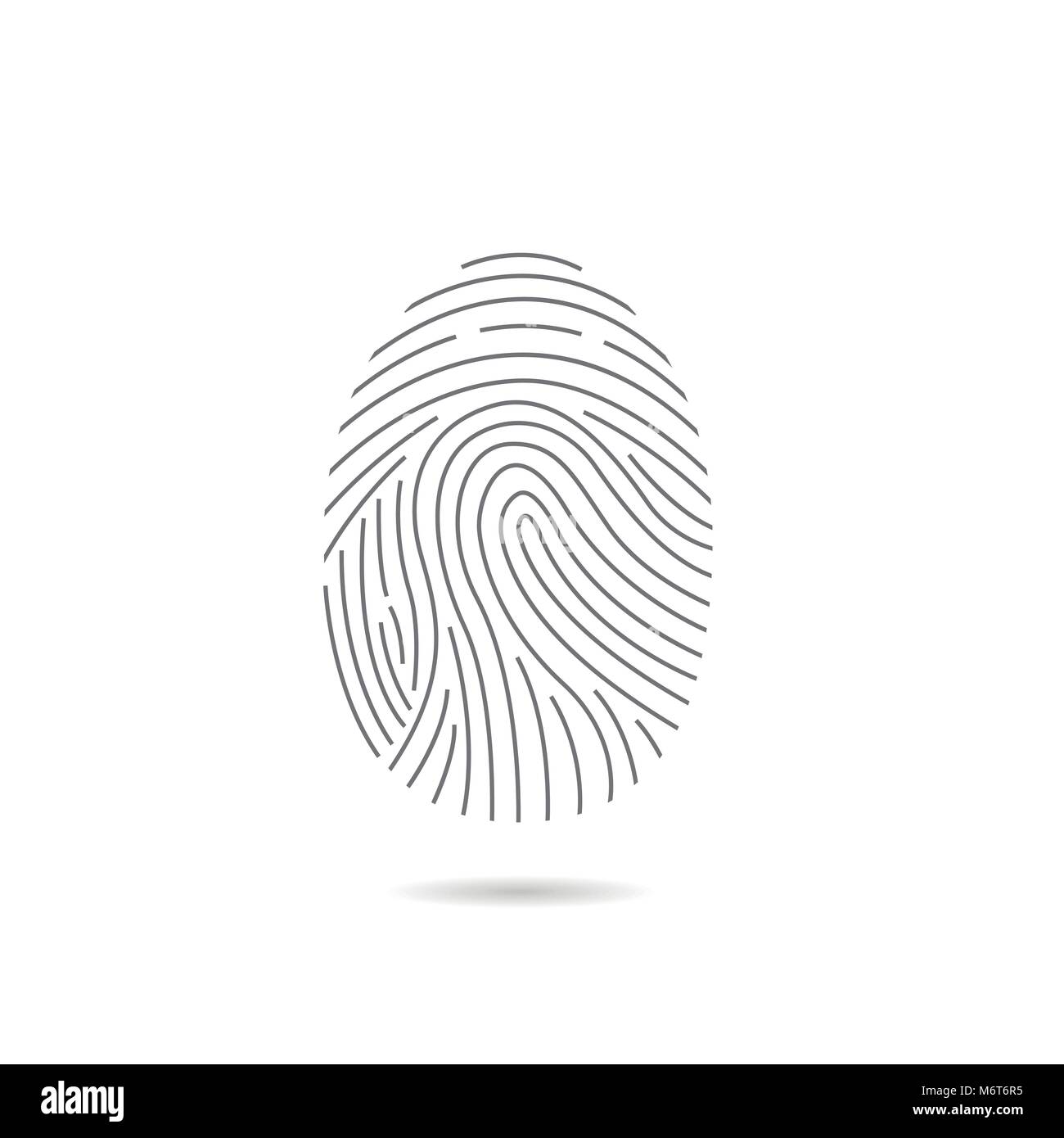 Fingerprint scan icon Stock Vector Image & Art - Alamy