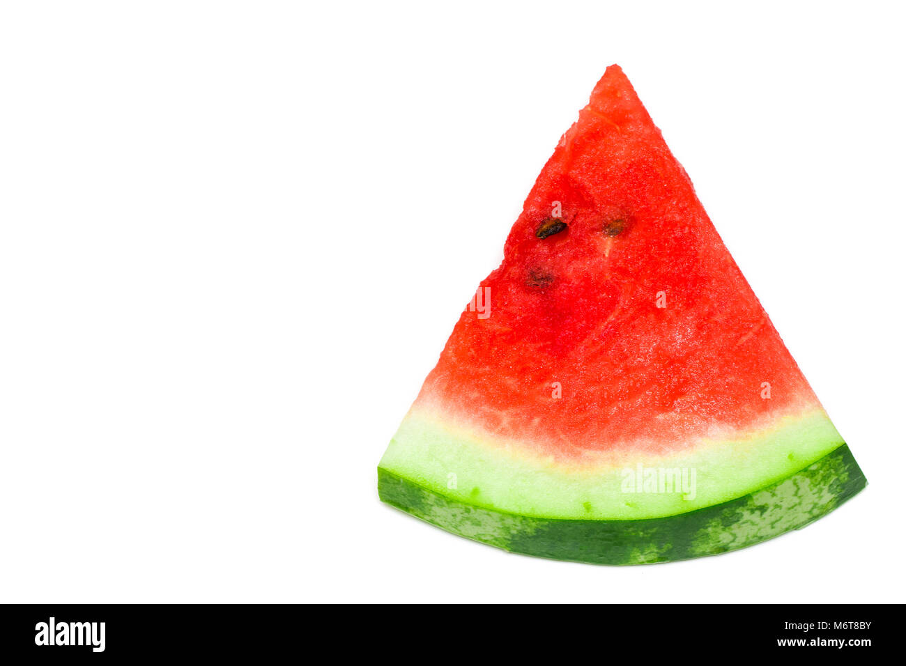 Sliced of watermelon isolated on white background Stock Photo - Alamy