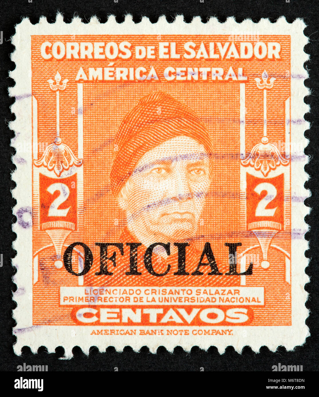 El salvador stamp hi-res stock photography and images - Alamy