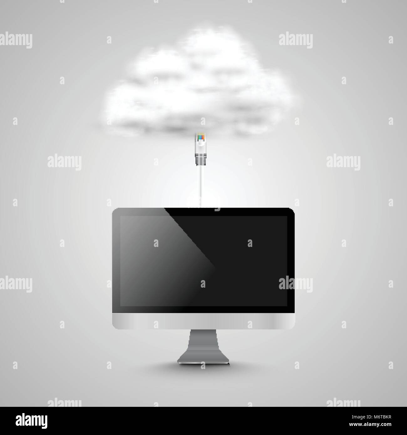 Connecting server Stock Vector Images - Alamy