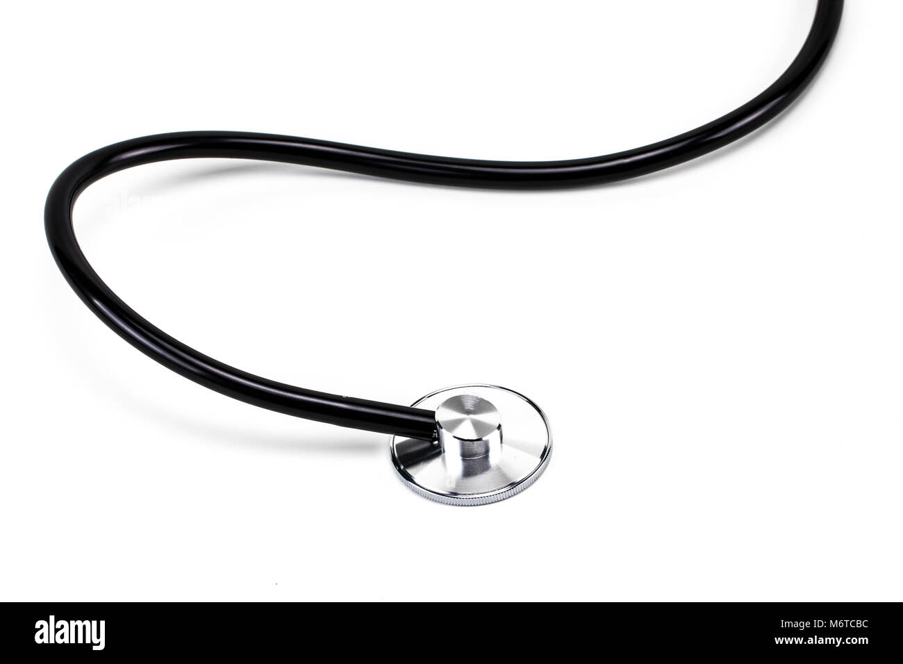 Close up view of stethoscope on white background Stock Photo - Alamy