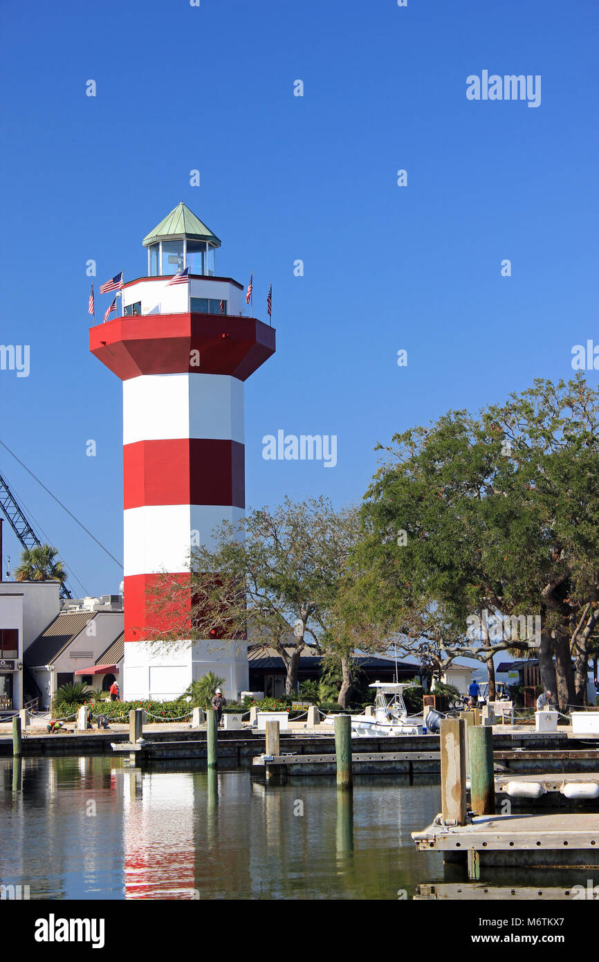 Hilton Head Lighthouse Stock Photo