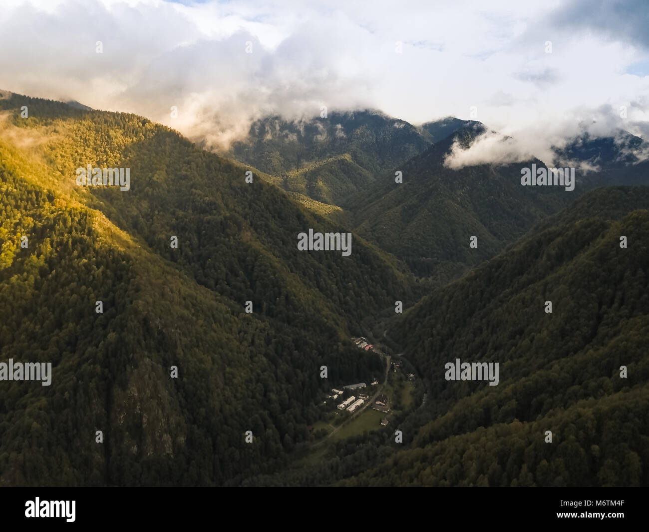 Aerial view of mountains Stock Photo - Alamy