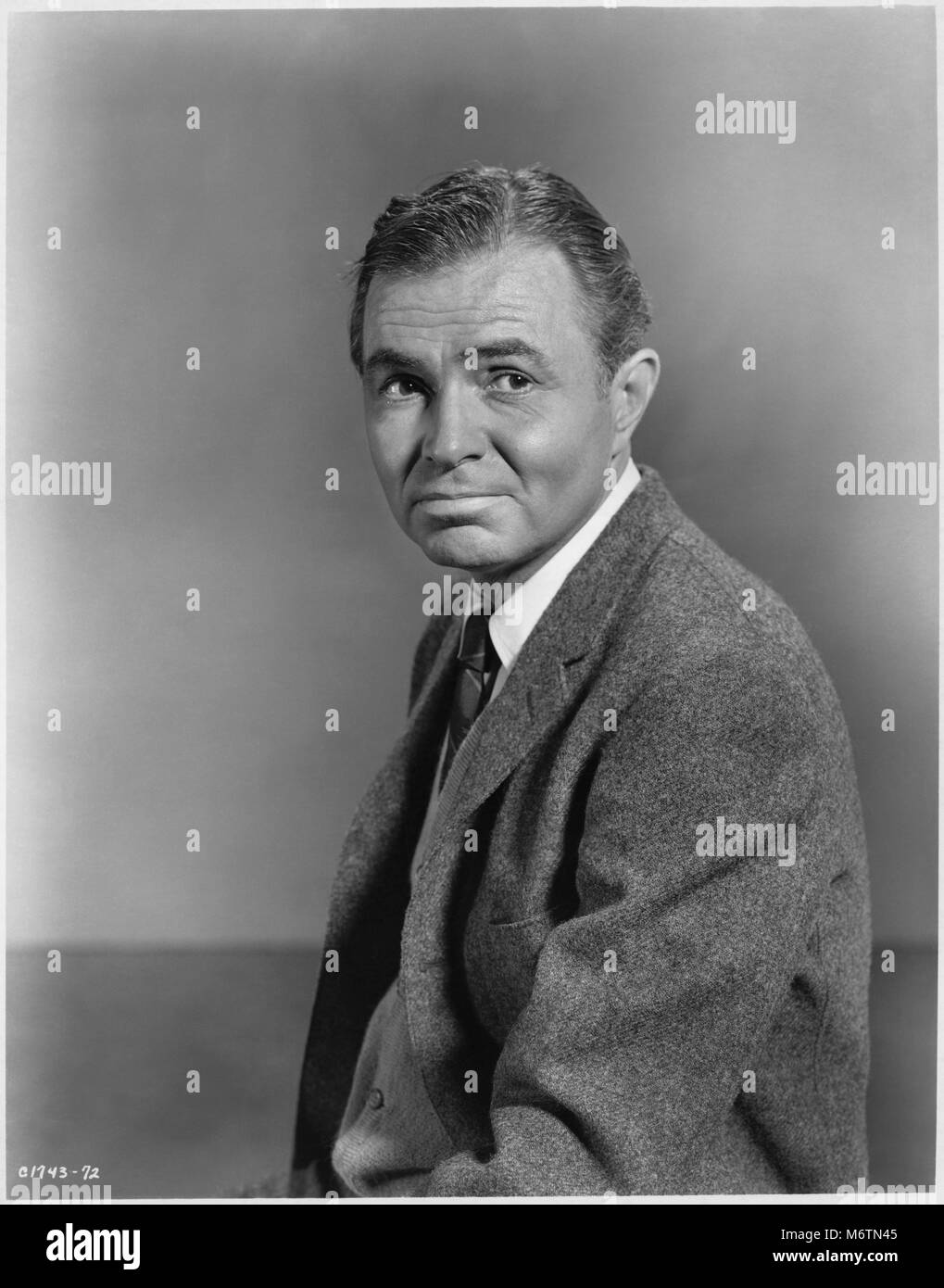 James Mason, Publicity Portrait for the Film, 'North by Northwest', directed by Alfred Hitchcock, MGM, 1959 Stock Photo