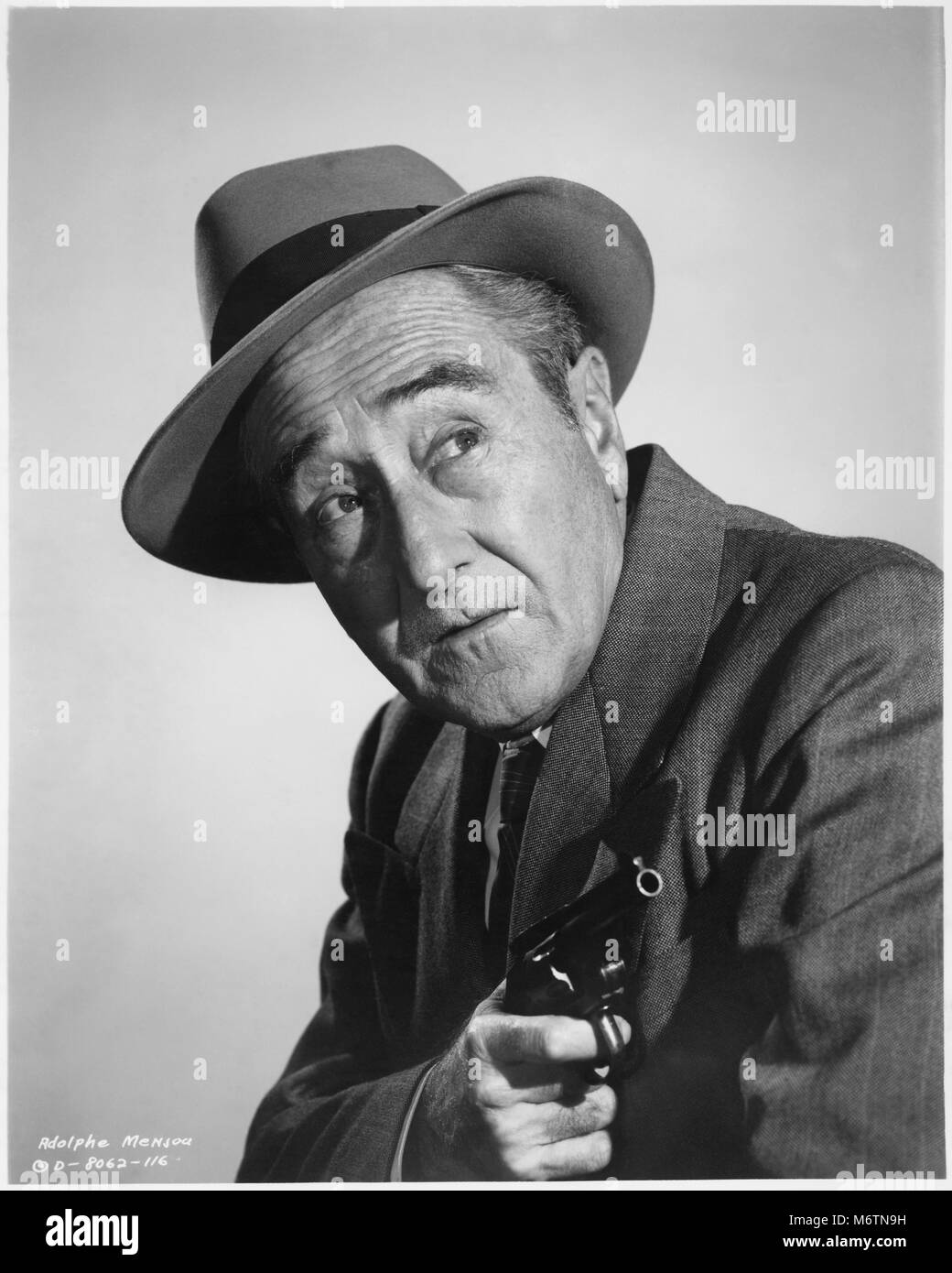 Adolphe Menjou, Publicity Portrait for the Film, 'The Sniper', Columbia Pictures, 1952 Stock Photo