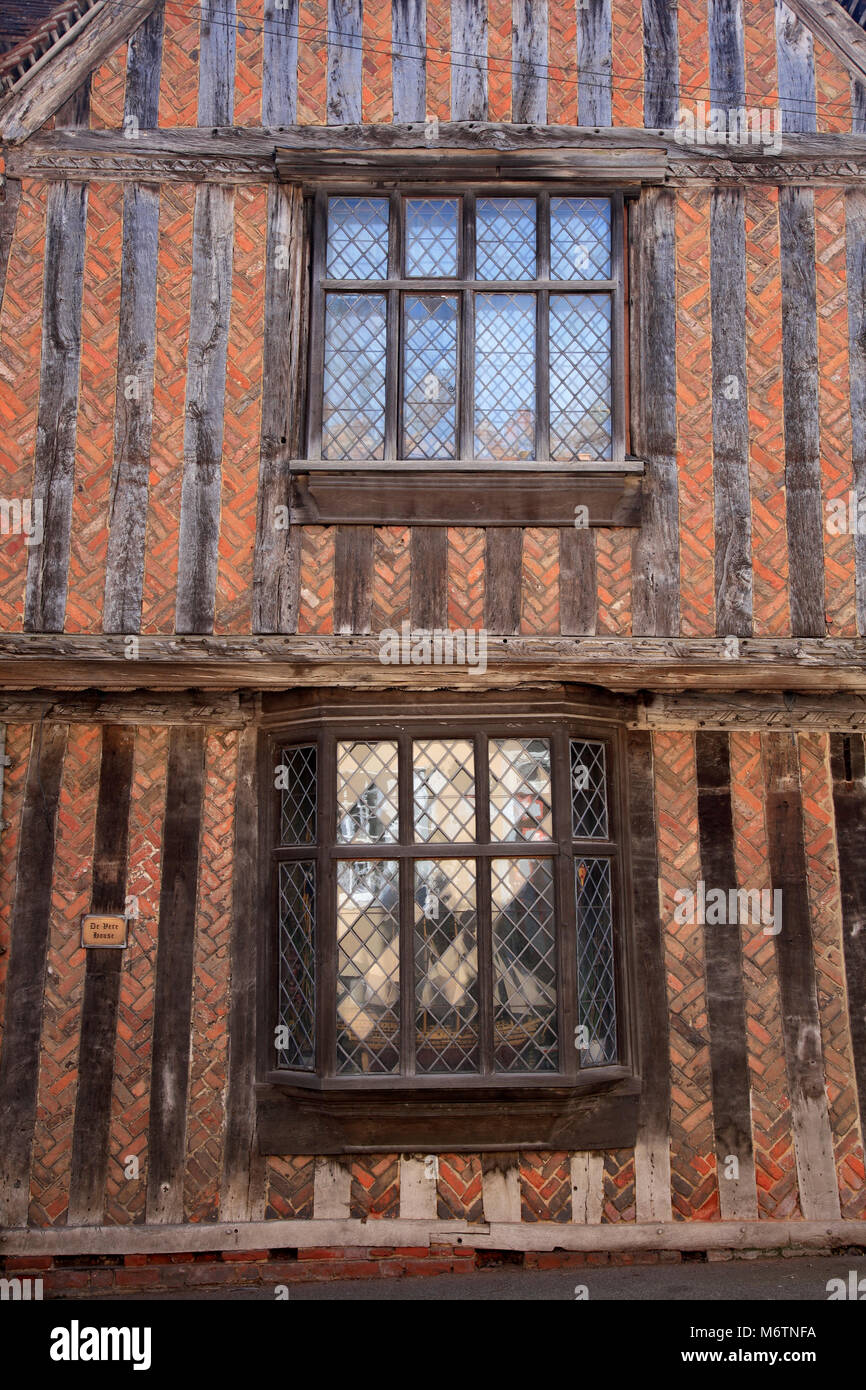 The De Vere House, Lavenham village, Suffolk County, England, UK Stock Photo