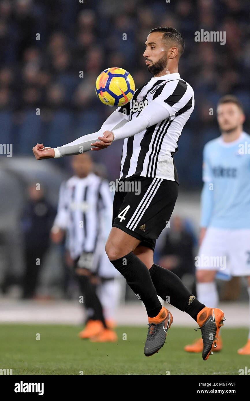Mehdi Benatia Juventus Roma 03-03-2018  Stadio Olimpico Campionato Serie A,  Lazio - Juventus Foto Antonietta Baldassarre / Insidefoto Stock Photo