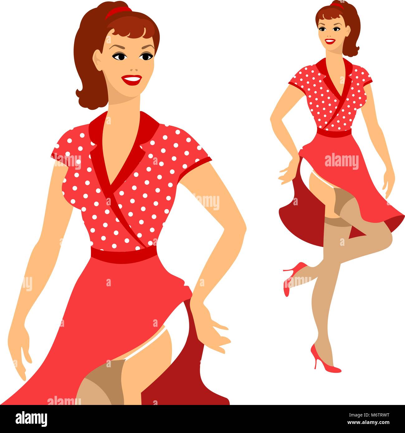 Pin up 1950 hi-res stock photography and images - Alamy