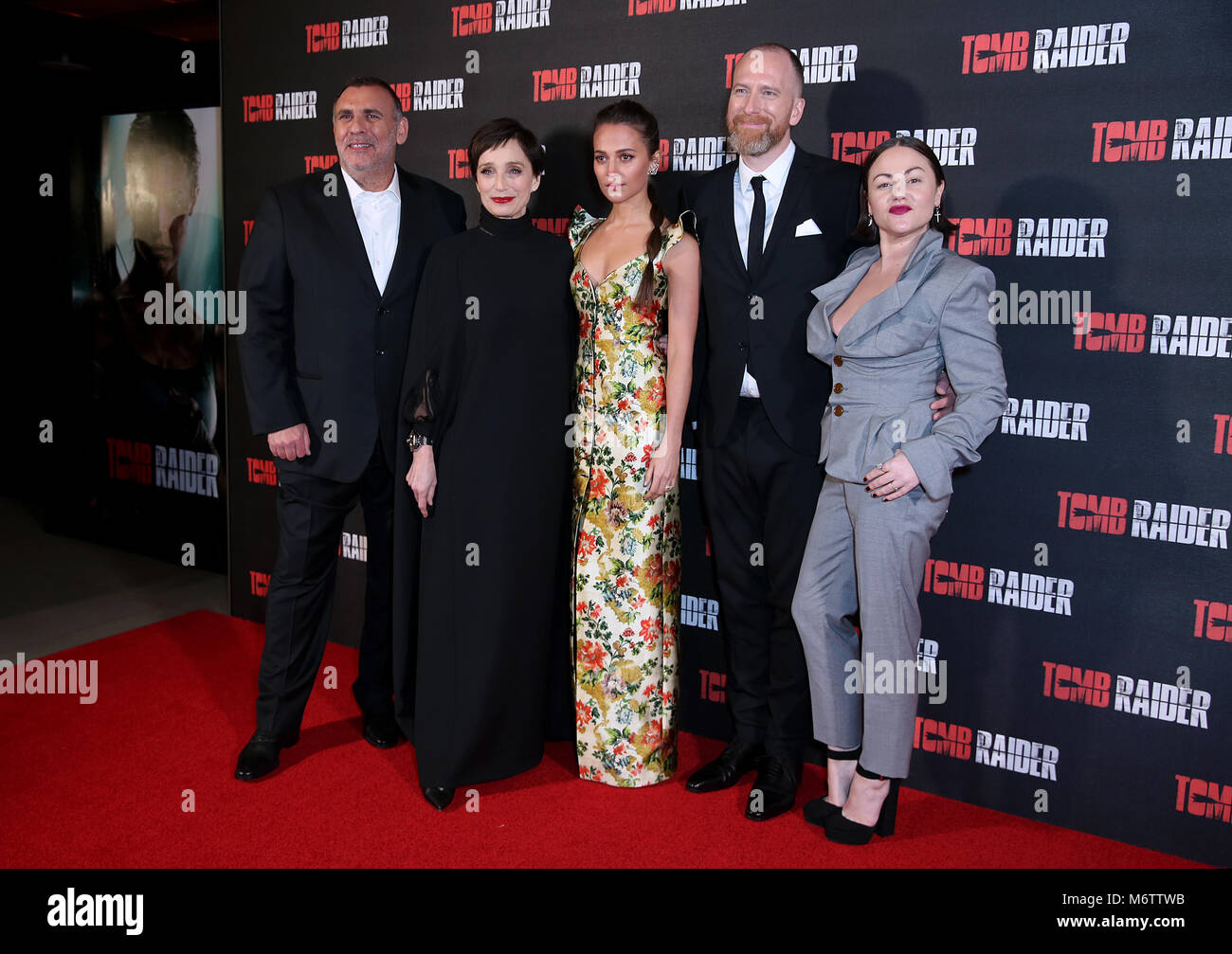Graham King, Kristin Scott Thomas, Alicia Vikander, Roar Uthaug and
