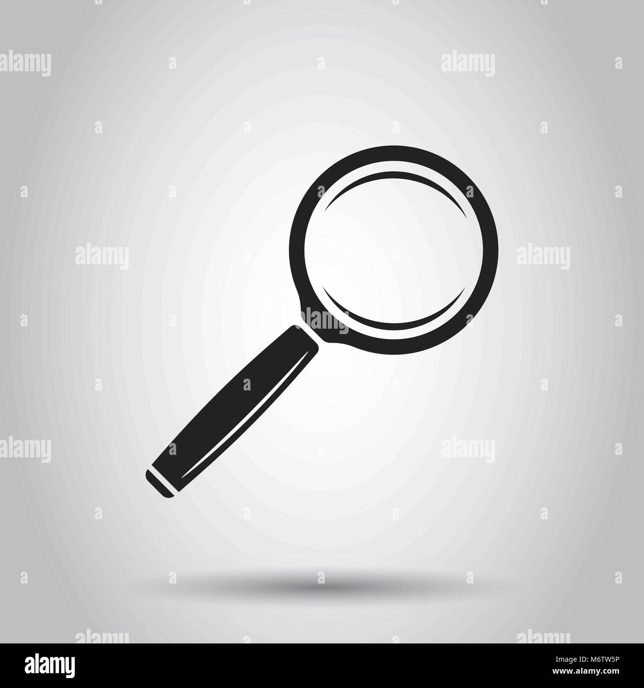 Magnifying Glass To Help Look Closer At Objects Stock Illustration -  Download Image Now - Magnifying Glass, Vector, Loupe - iStock
