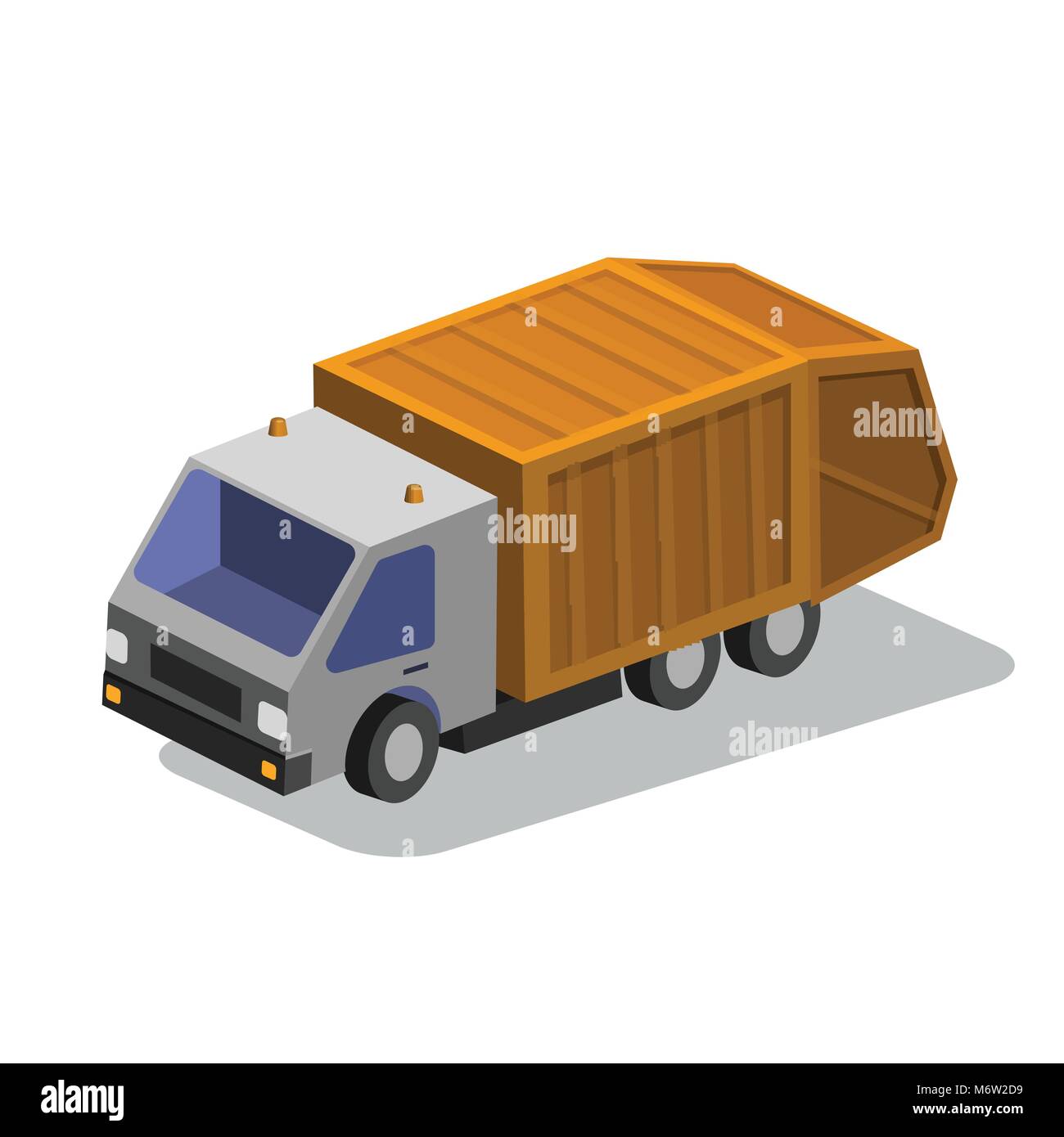Truck isometric vector Stock Vector Image & Art - Alamy