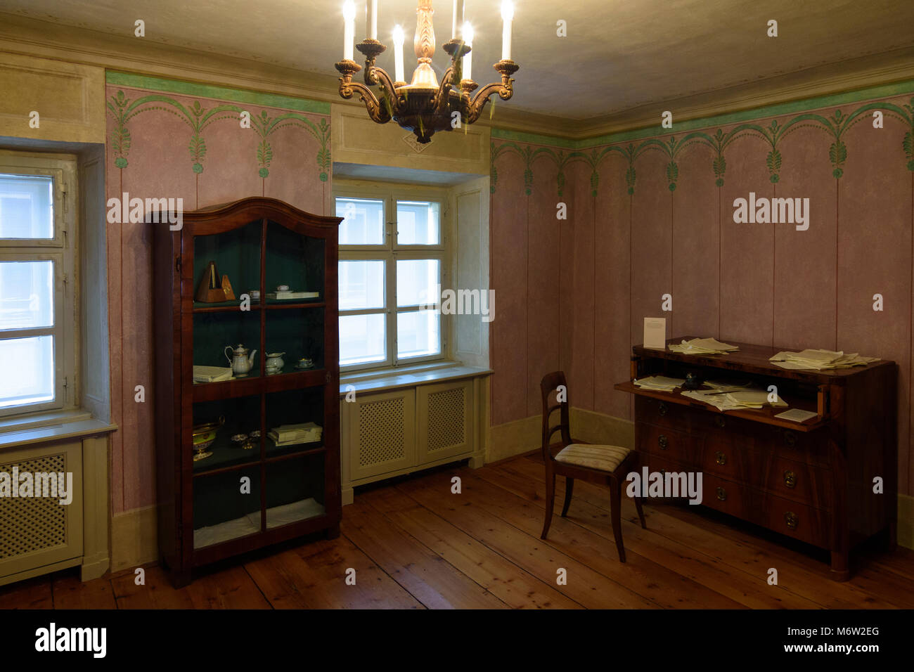 Baden Beethovenhaus (Beethoven House), former living room, Wienerwald