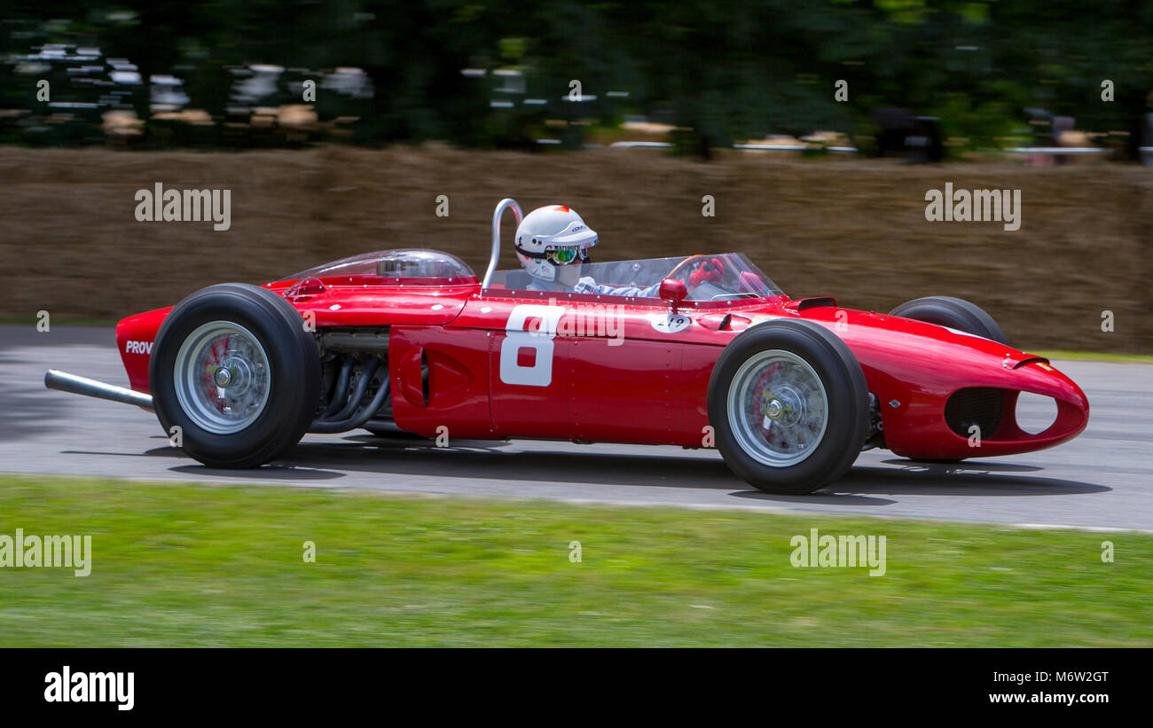 Ferrari Shark Nose 156 échelle 1/43 Par Brumm - Objet Promo Film La Passione De Chris Rea 1996