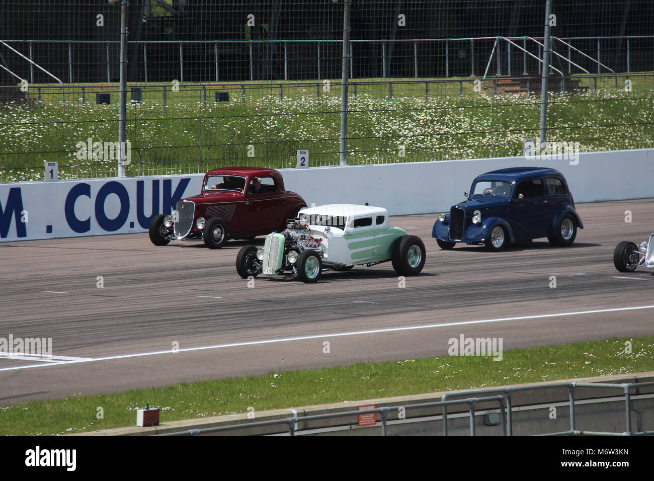 Hot Rods at Rockingham Stock Photo Alamy
