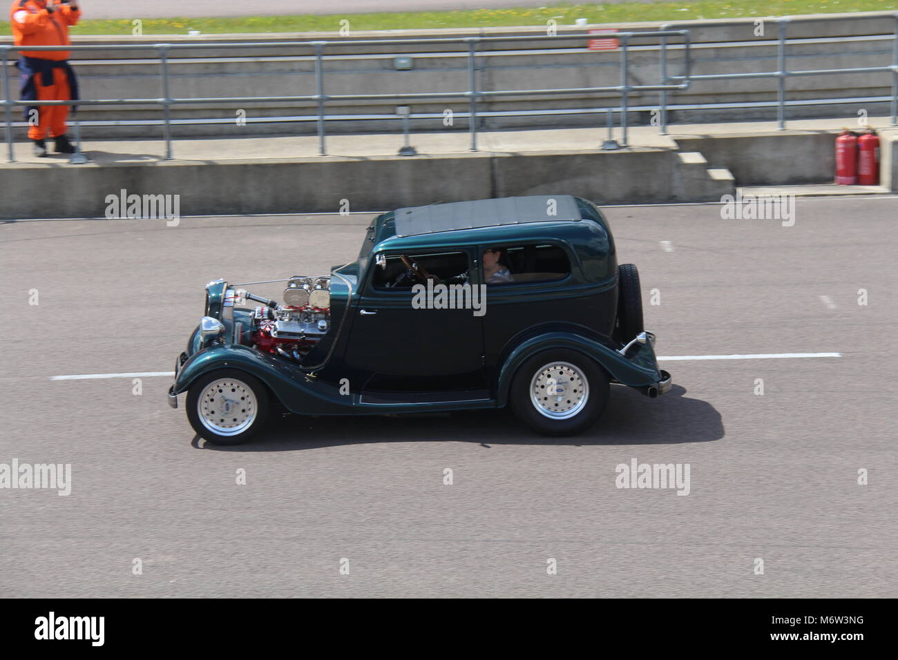 Hot Rods at Rockingham Stock Photo Alamy