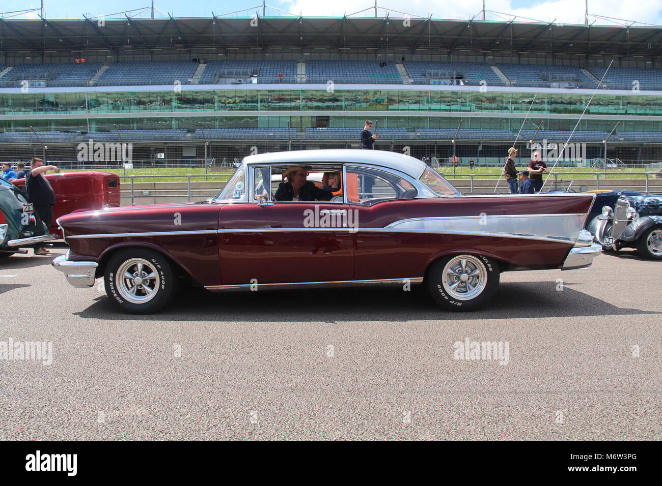 Hot Rods at Rockingham Stock Photo Alamy