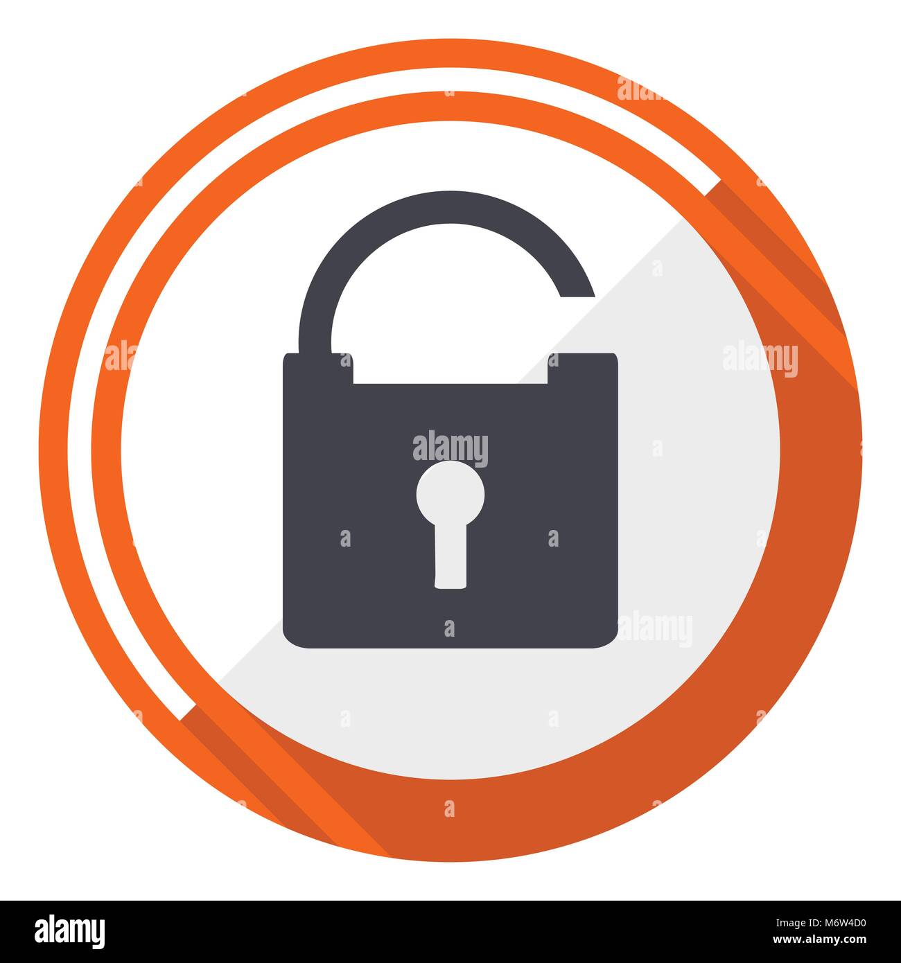 Padlock vector icon Stock Vector Image & Art - Alamy