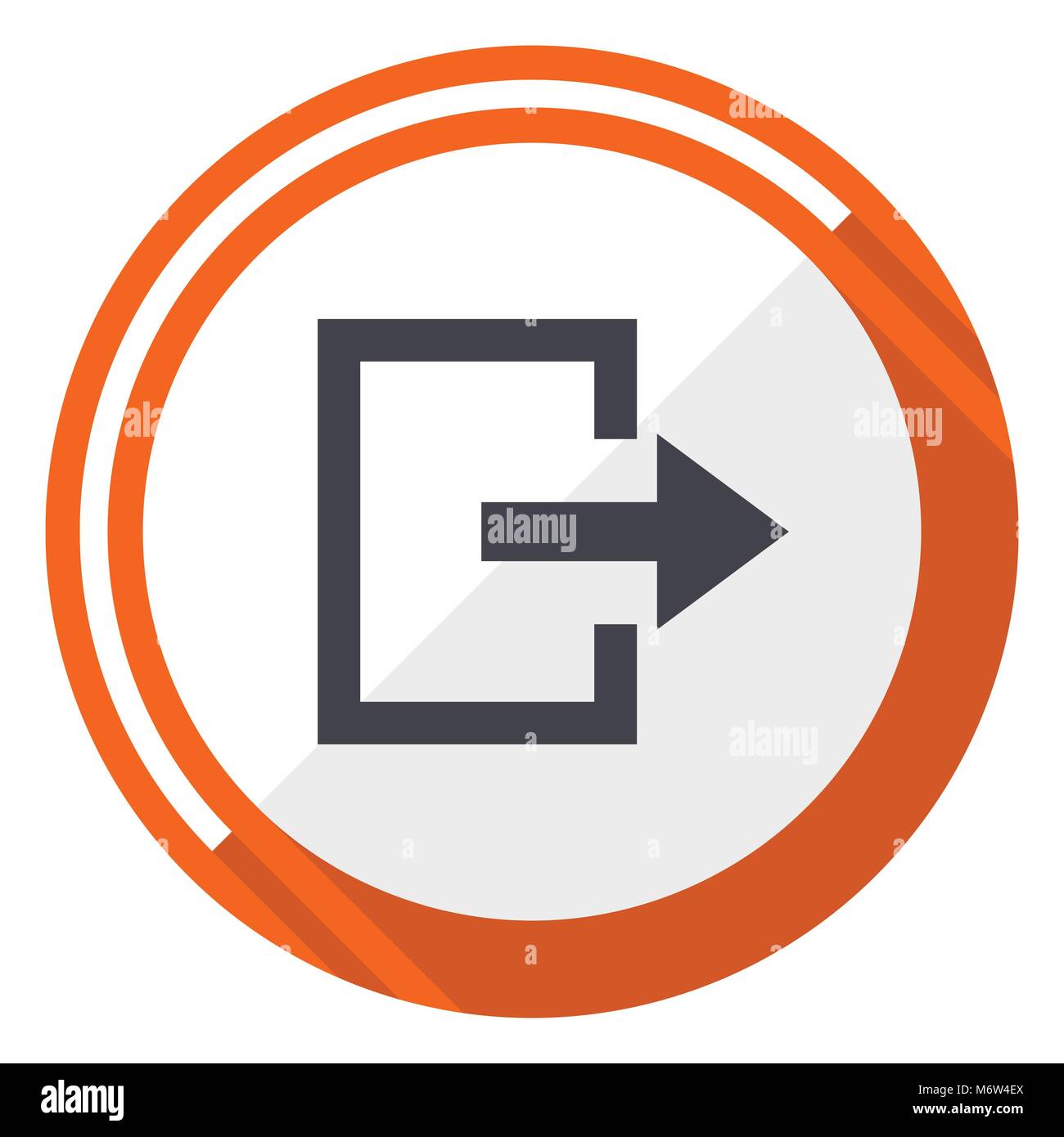 Emergency Exit Sign Icon Stock Vector Images - Alamy