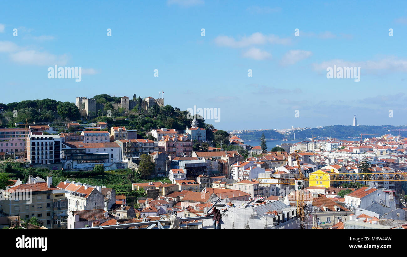 Baixa, Lisbon, Portugal Stock Photo