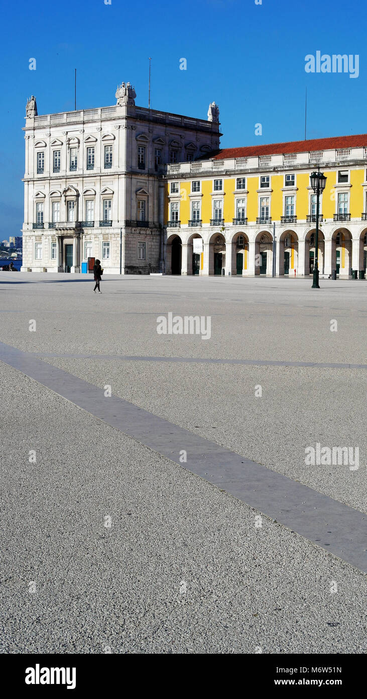 Commerce square, Lisbon, Portugal Stock Photo