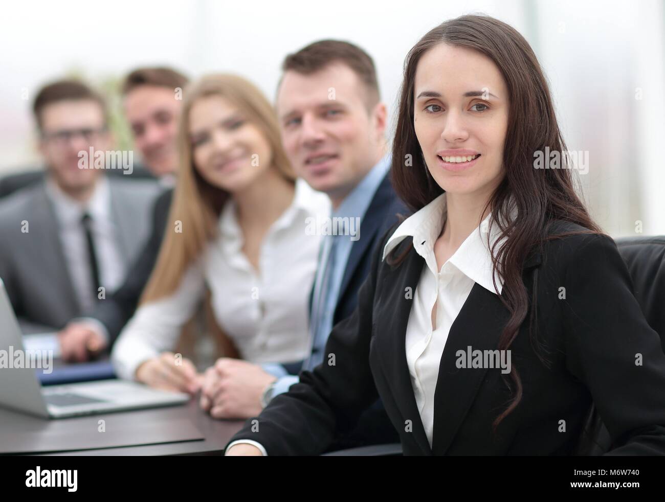 business woman and business team Stock Photo - Alamy