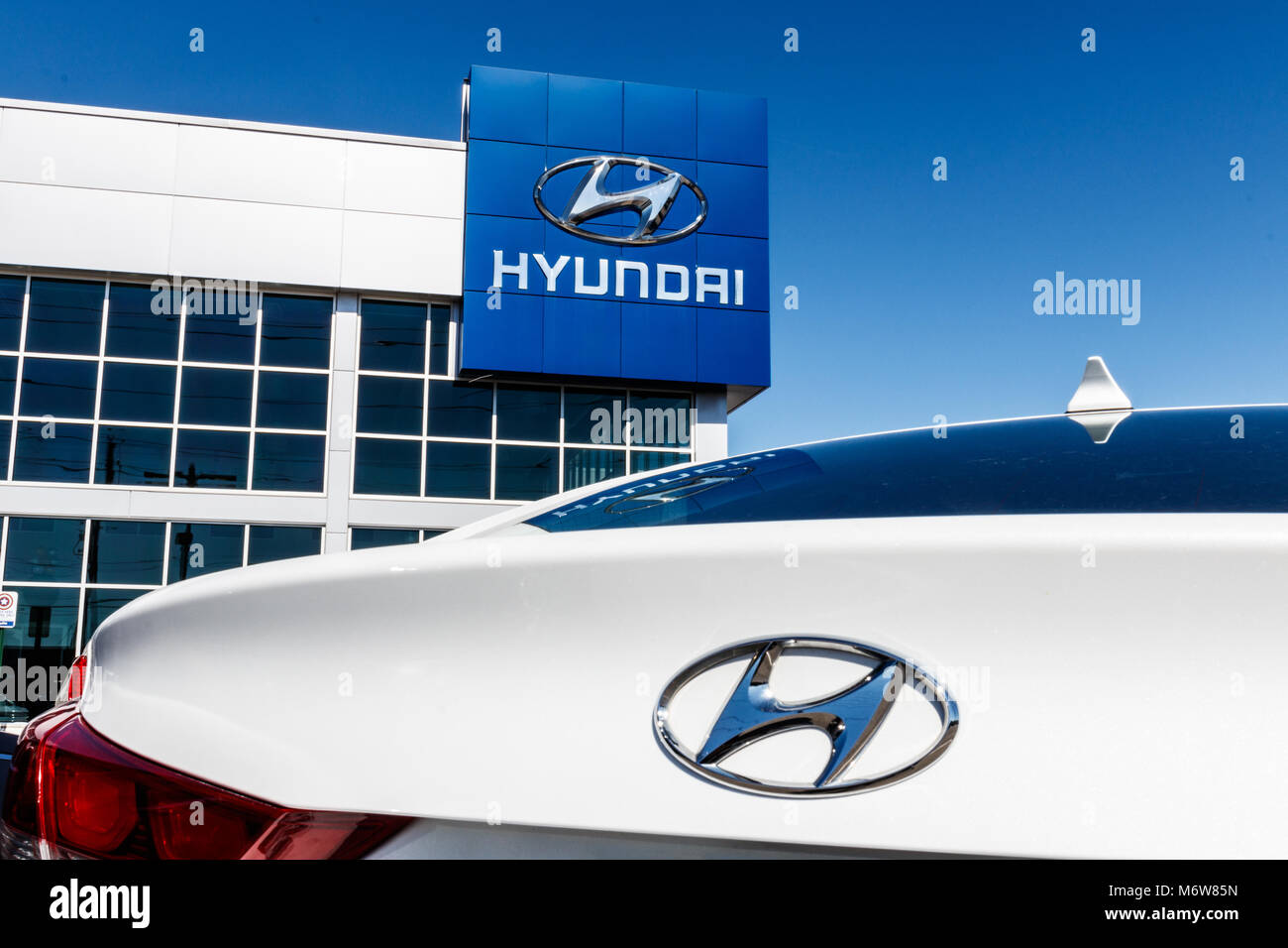 Indianapolis - Circa March 2018: Hyundai Motor Company Dealership ...