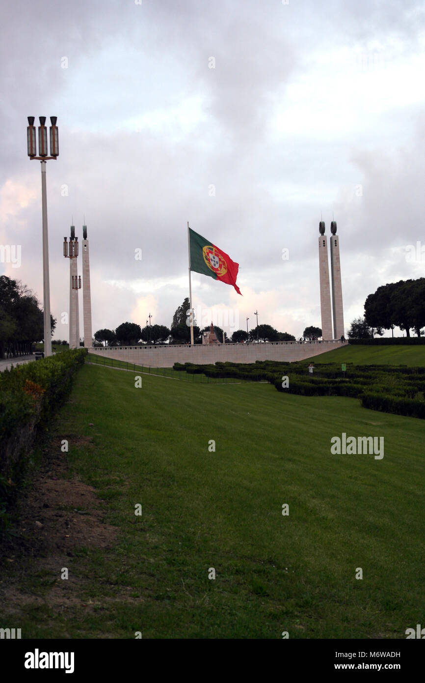 Edward VII Park, Lisbon, Portugal Stock Photo Alamy