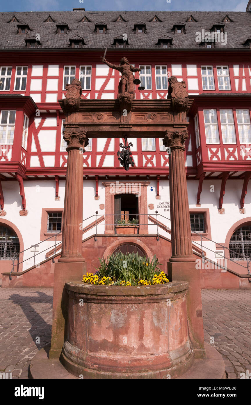 Goldschmiedehaus, Hanau, Hessen, Deutschland, Europa Stock Photo