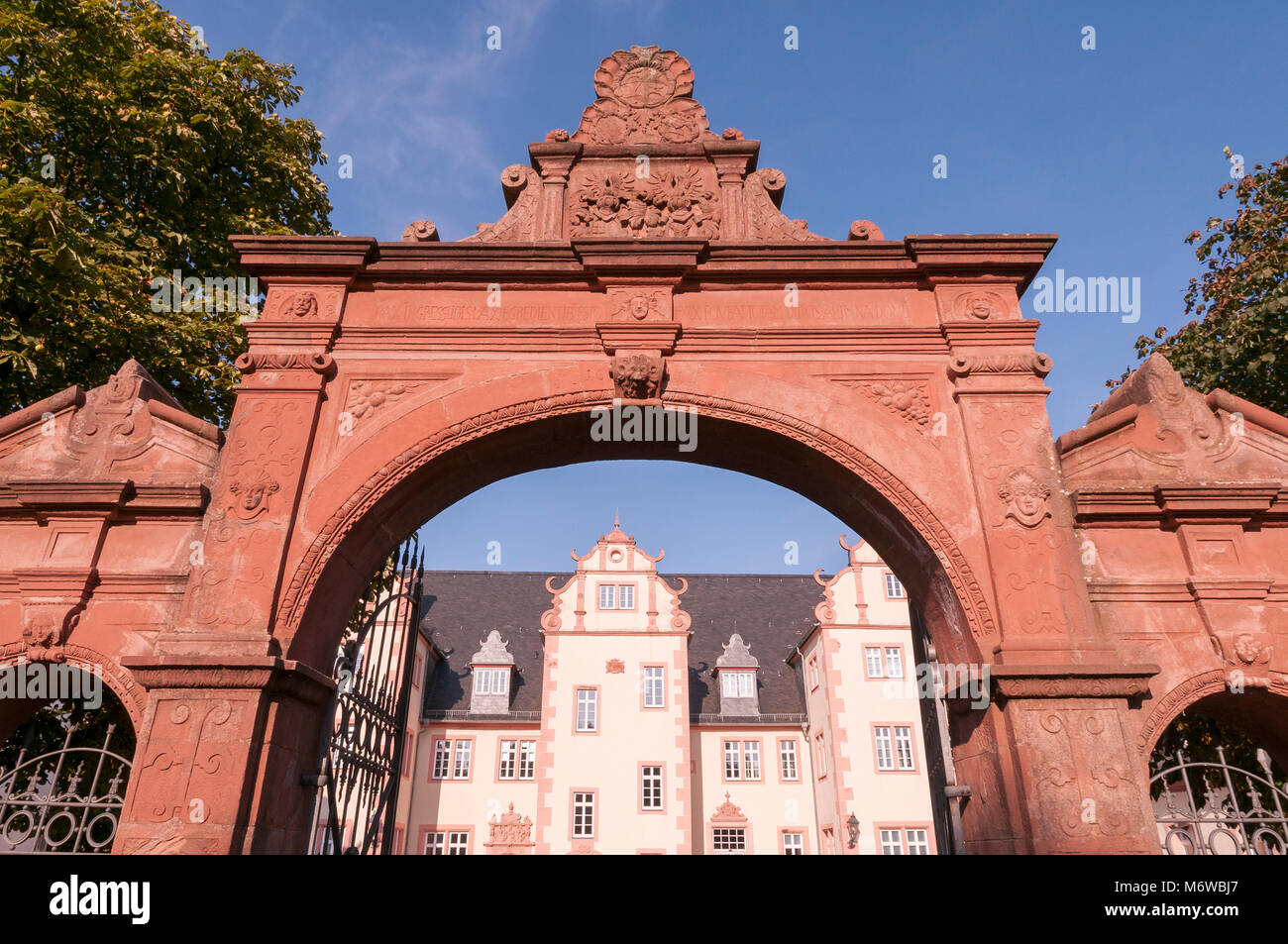 Friedberg Schloss, Hessen, Deutschland, Europa Stock Photo