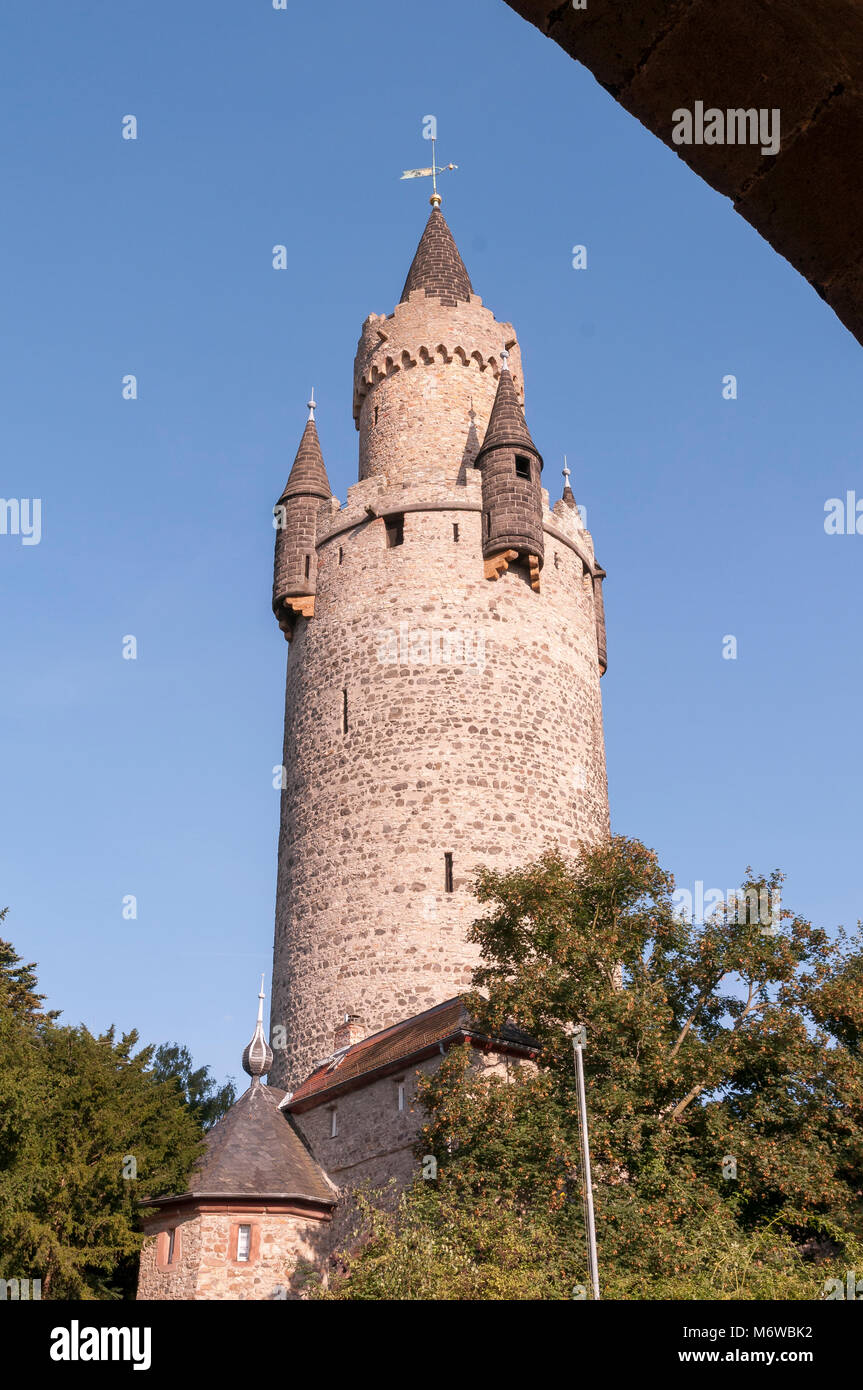 Adolfsturm, Friedberg Schloss, Hessen, Deutschland, Europa Stock Photo