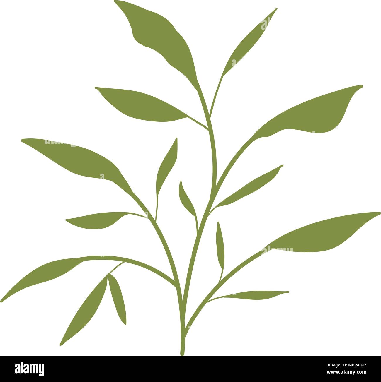 leafs plant ecology icon Stock Vector Image & Art - Alamy