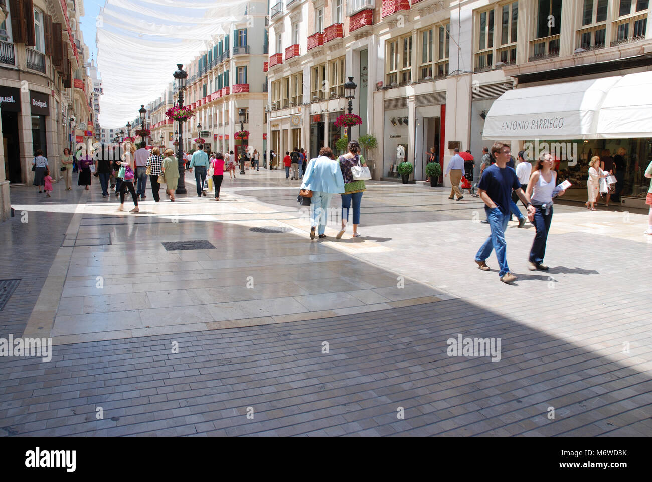 Larios street. Malaga, Spain. Stock Photo