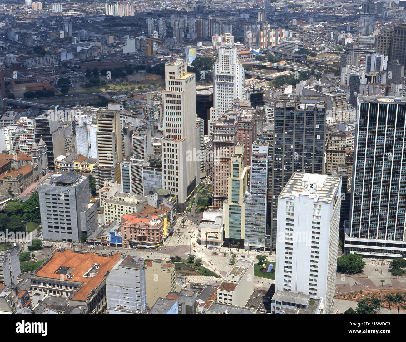 Anhangabau Valley, Sao Paulo, Brazil Stock Photo Alamy