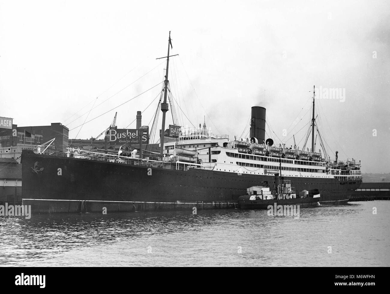 RMS Franconia, ocean liner operated by the Cunard Line from 1922 to ...